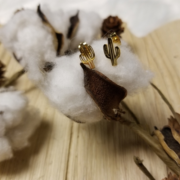 🌵🌵So Cute Stainless Steel Cactus earrings 🌵🌵 - Picture 5 of 8